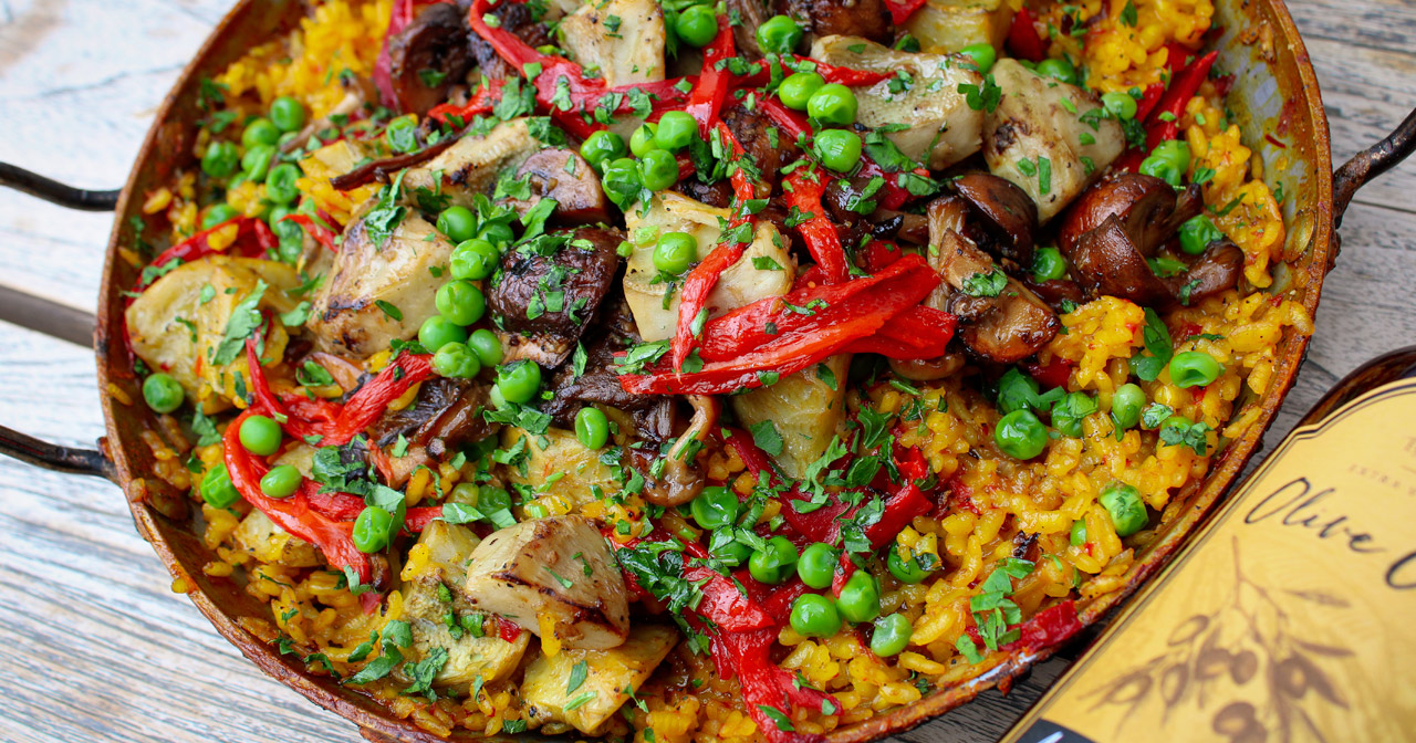 vegetable paella