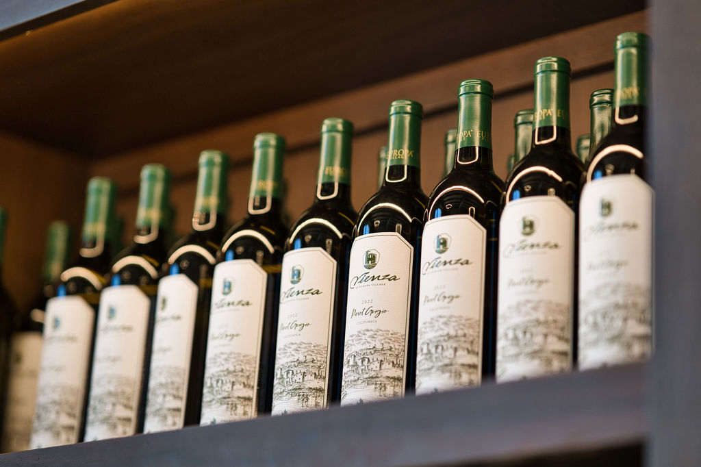 multiple Vienza wine bottles