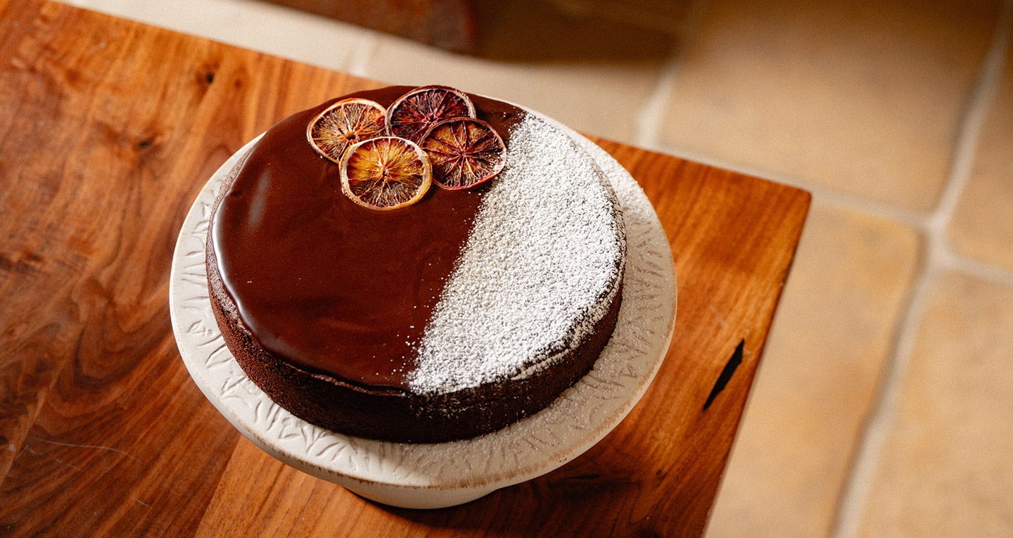 Blood Orange Chocolate Cake